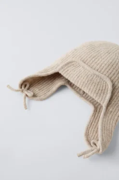 Niños ZARA 1½ - 6 Años·Accesorios|6 - 14 Años·Accesorios<GORRO PUNTO OREJERAS