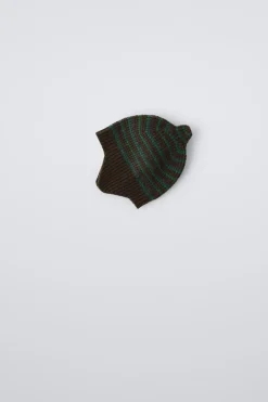 Niños ZARA 6 - 18 Meses·Punto|6 - 18 Meses·Accesorios / Calcetines<GORRO PUNTO RAYAS