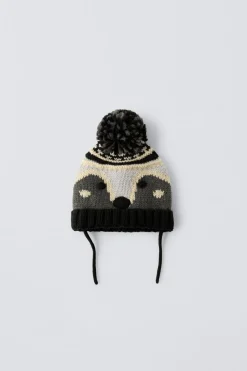 Niños ZARA 1½ - 6 Años·Accesorios|1½ - 6 Años·Accesorios<GORRO PUNTO ZORRITO