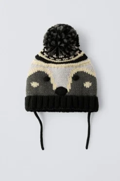 Niños ZARA 1½ - 6 Años·Accesorios|1½ - 6 Años·Accesorios<GORRO PUNTO ZORRITO