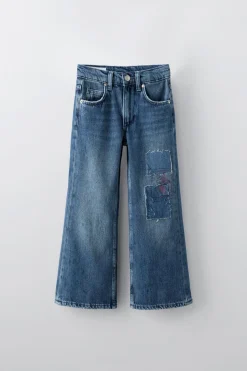 Niños ZARA 6 - 14 Años·Jeans|6 - 14 Años·Total Look<JEANS BOOTCUT PARCHES
