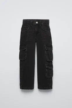 Niños ZARA 6 - 14 Años·Jeans<JEANS CARGO BOLSILLOS