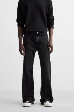 Discount JEANS FLARE FIT CREMALLERAS Hombre Jeans