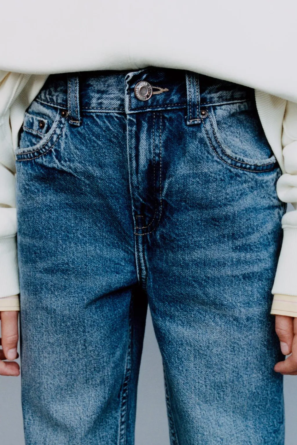 Niños ZARA 6 - 14 Años·Jeans<JEANS MOM FIT