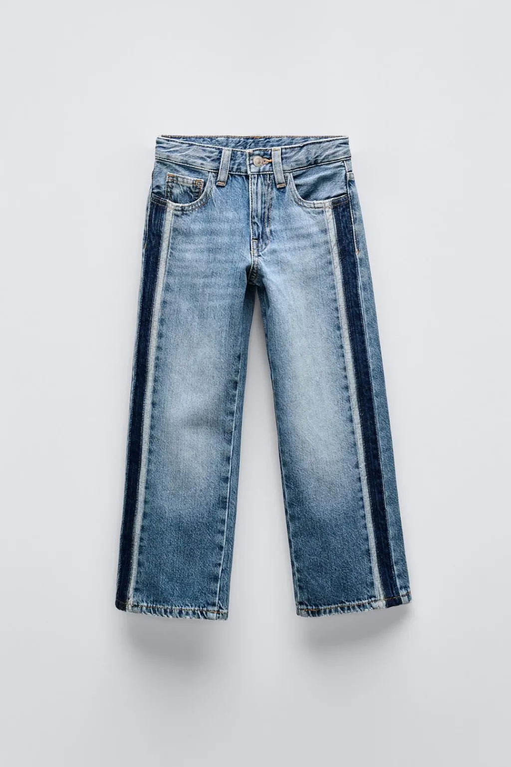 Niños ZARA 6 - 14 Años·Jeans<JEANS STRAIGHT BANDA LATERAL