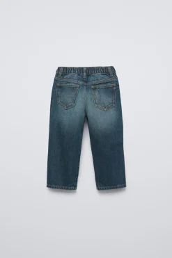 Niños ZARA 1½ - 6 Años·Jeans / Denim|6 - 18 Meses·Pantalones / Leggings<JEANS STRAIGHT EFECTO DESGASTADO