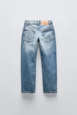 Niños ZARA 6 - 14 Años·Jeans<JEANS STRAIGHT ROTOS