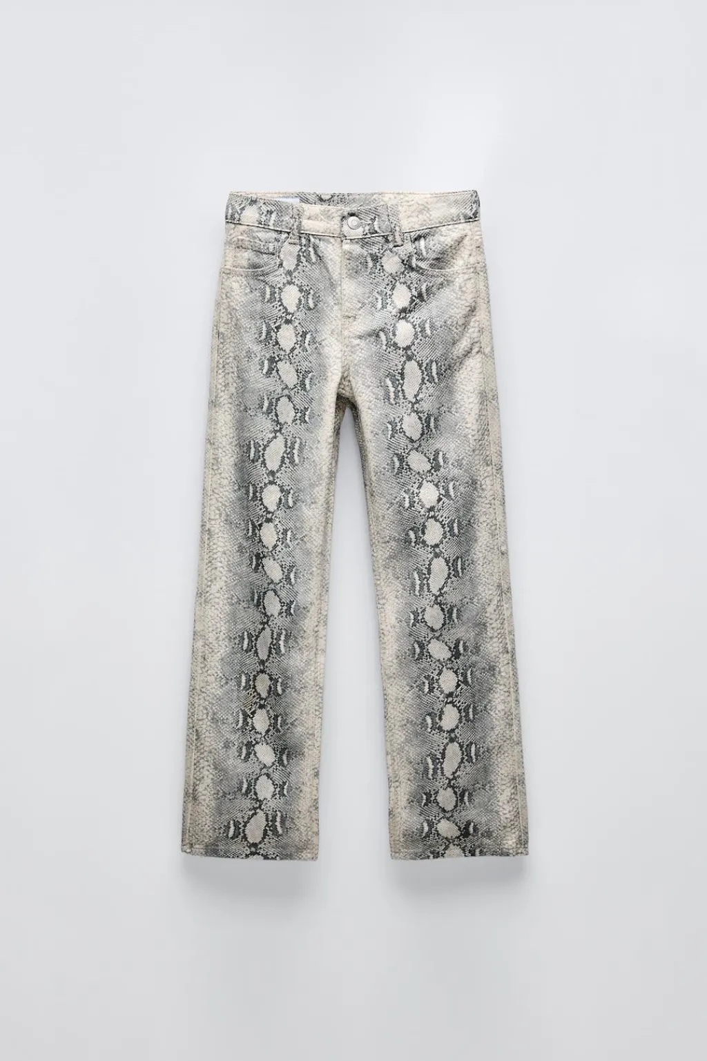 Niños ZARA 6 - 14 Años·Pantalones|6 - 14 Años·Jeans<JEANS STRAIGHT SNAKE PRINT