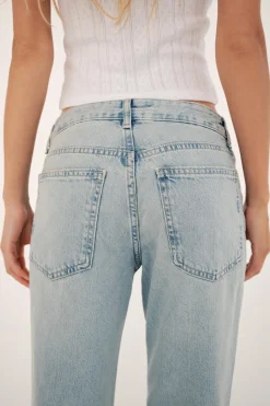 Best JEANS TRF RECTOS TIRO BAJO CROPPED Mujer Jeans