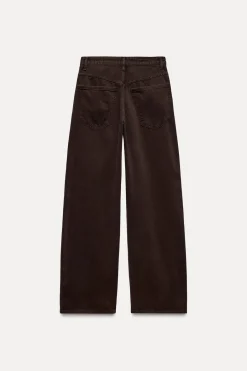 Clearance JEANS TRF RELAXED OVERSIZE TIRO MEDIO Mujer Jeans