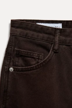 Clearance JEANS TRF RELAXED OVERSIZE TIRO MEDIO Mujer Jeans