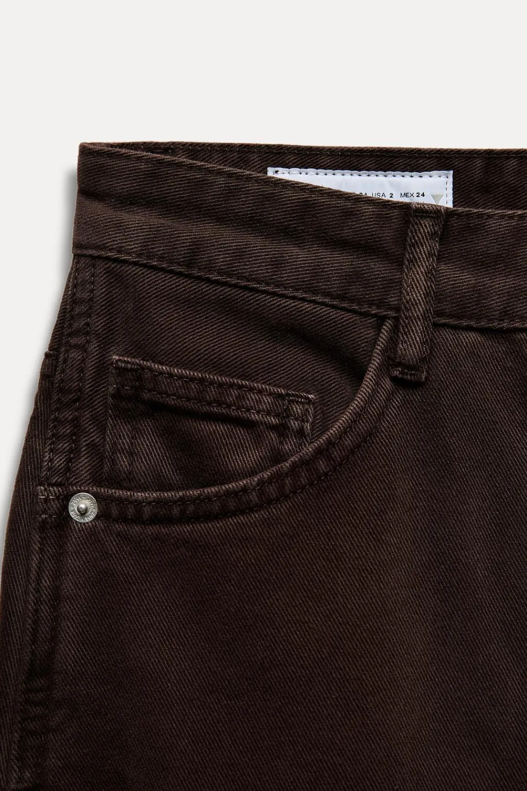 Clearance JEANS TRF RELAXED OVERSIZE TIRO MEDIO Mujer Jeans