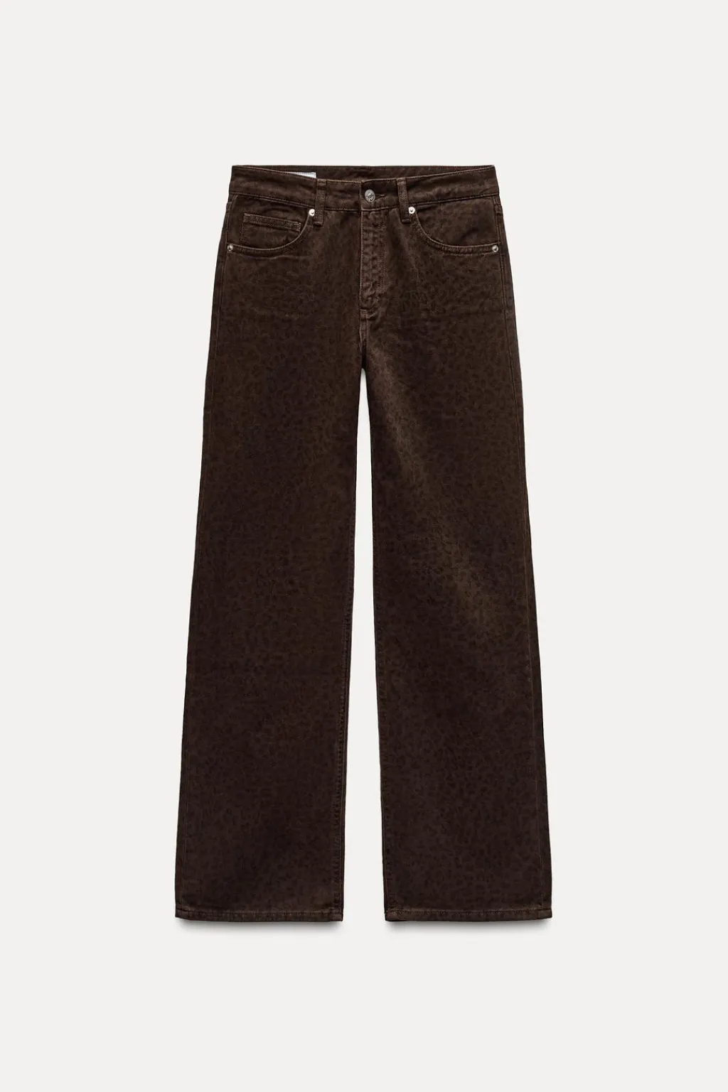 Best JEANS TRF SLOUCHY ESTAMPADO ANIMAL TIRO MEDIO Mujer Jeans