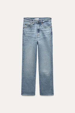 Clearance JEANS TRF STOVE PIPE TIRO ALTO Mujer Jeans