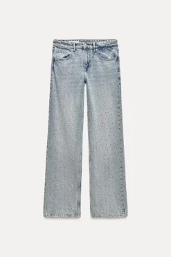 Clearance JEANS TRF WIDE LEG JOYAS TIRO MEDIO Mujer Jeans