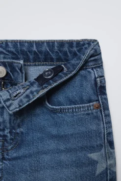 Niños ZARA 6 - 14 Años·Jeans<JEANS WIDE LEG ESTRELLAS