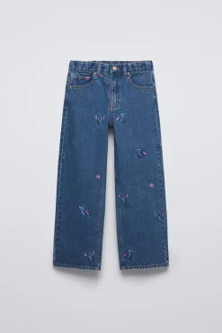Niños ZARA 6 - 14 Años·Jeans<JEANS WIDE LEG LILO & STITCH © DISNEY