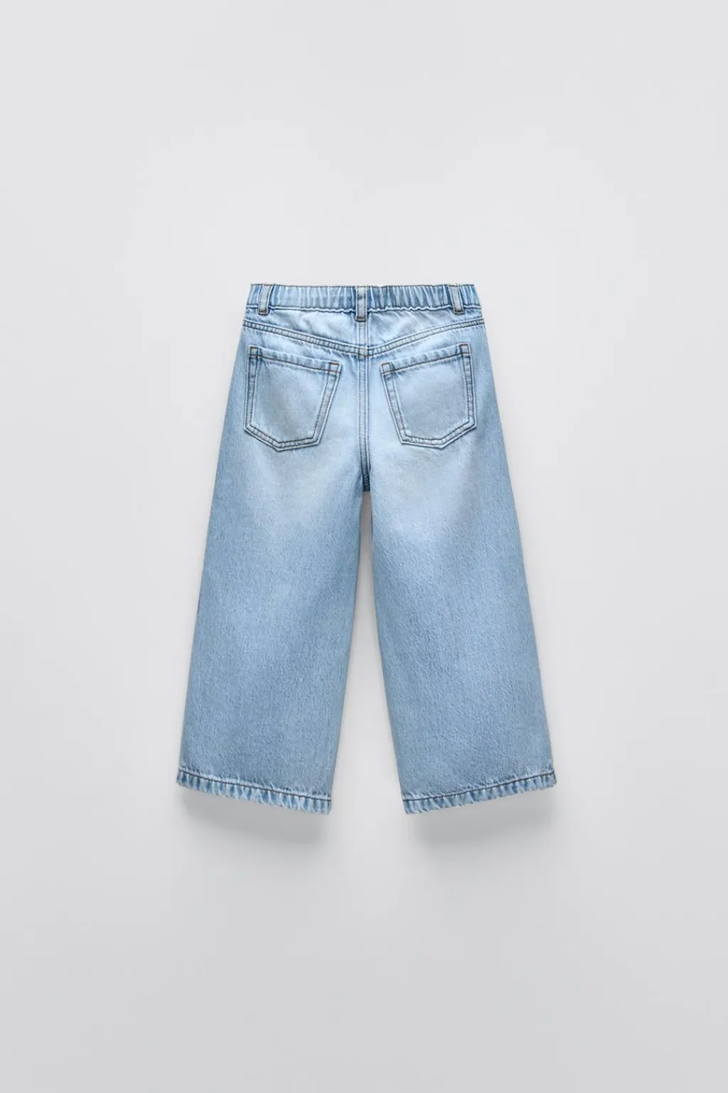 Niños ZARA 1½ - 6 Años·Jeans / Denim|6 - 18 Meses·Pantalones / Leggings<JEANS WIDE LEG ROTOS