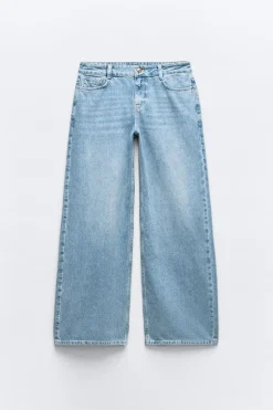 Sale JEANS Z1975 WIDE LEG TIRO MEDIO LONG LENGTH Mujer Jeans