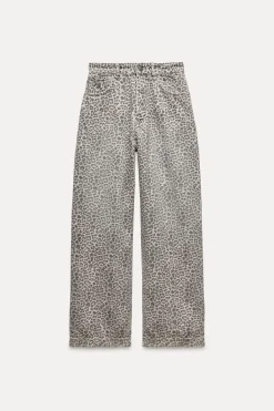 Clearance JEANS ZW COLLECTION BALLOON ESTAMPADO ANIMAL Mujer Jeans