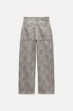 Clearance JEANS ZW COLLECTION BALLOON ESTAMPADO ANIMAL Mujer Jeans