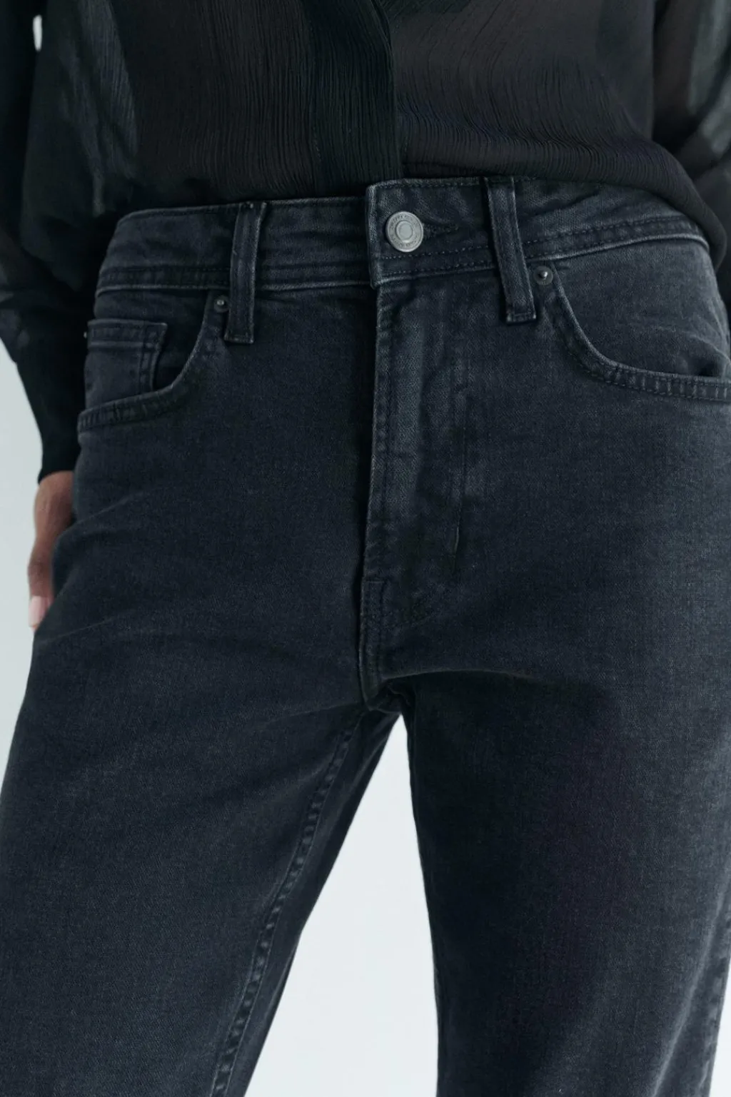 Sale JEANS ZW COLLECTION RELAXED SLIM TIRO MEDIO Mujer Jeans