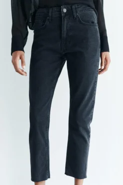 Sale JEANS ZW COLLECTION RELAXED SLIM TIRO MEDIO Mujer Jeans