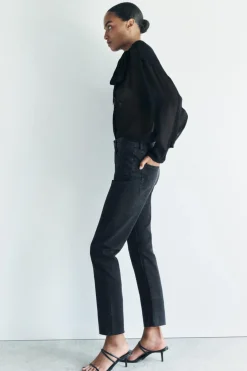 Sale JEANS ZW COLLECTION RELAXED SLIM TIRO MEDIO Mujer Jeans