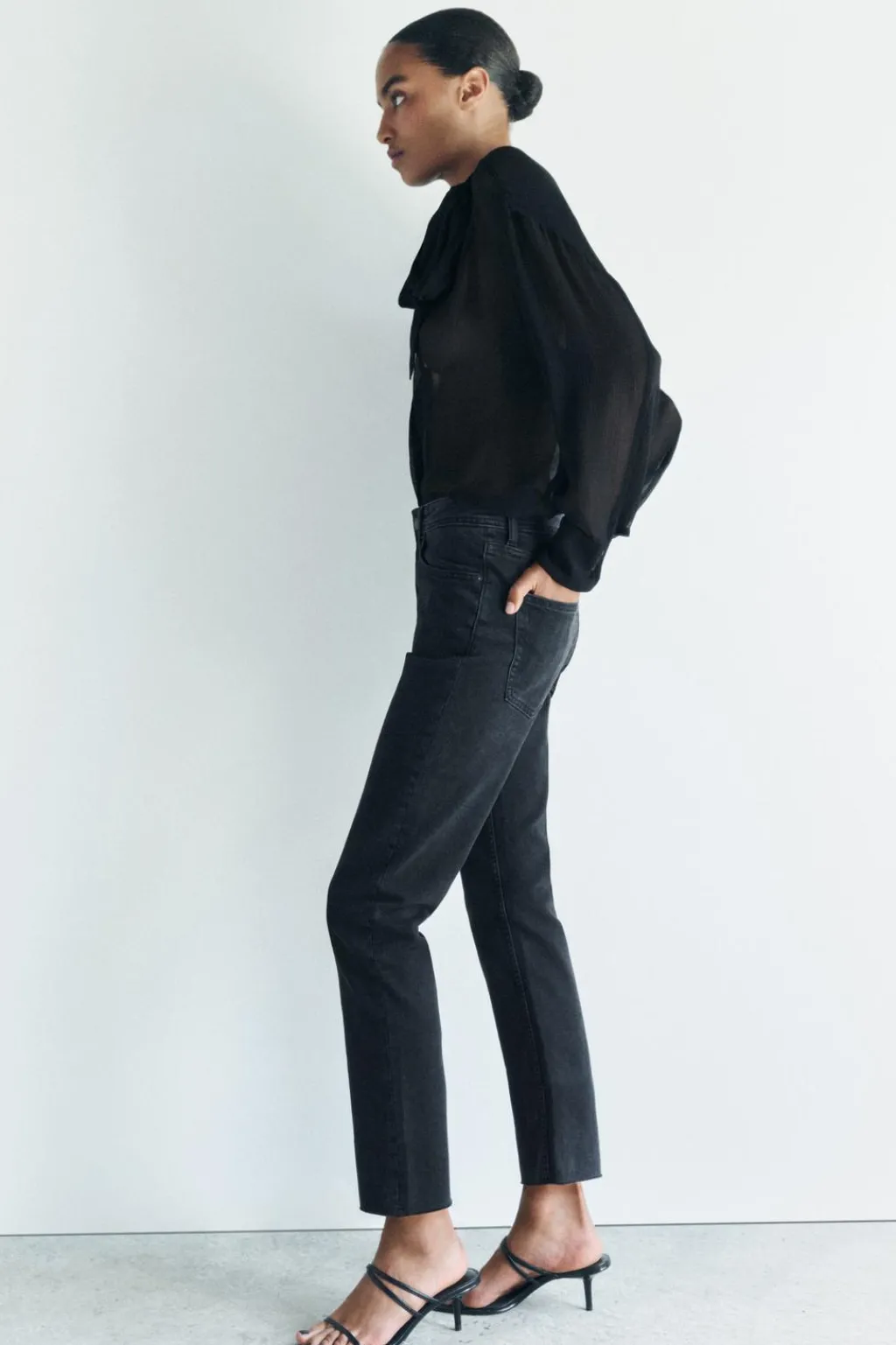 Sale JEANS ZW COLLECTION RELAXED SLIM TIRO MEDIO Mujer Jeans