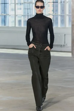 Best JEANS ZW COLLECTION RELAXED TIRO MEDIO ENCERADOS Mujer Jeans