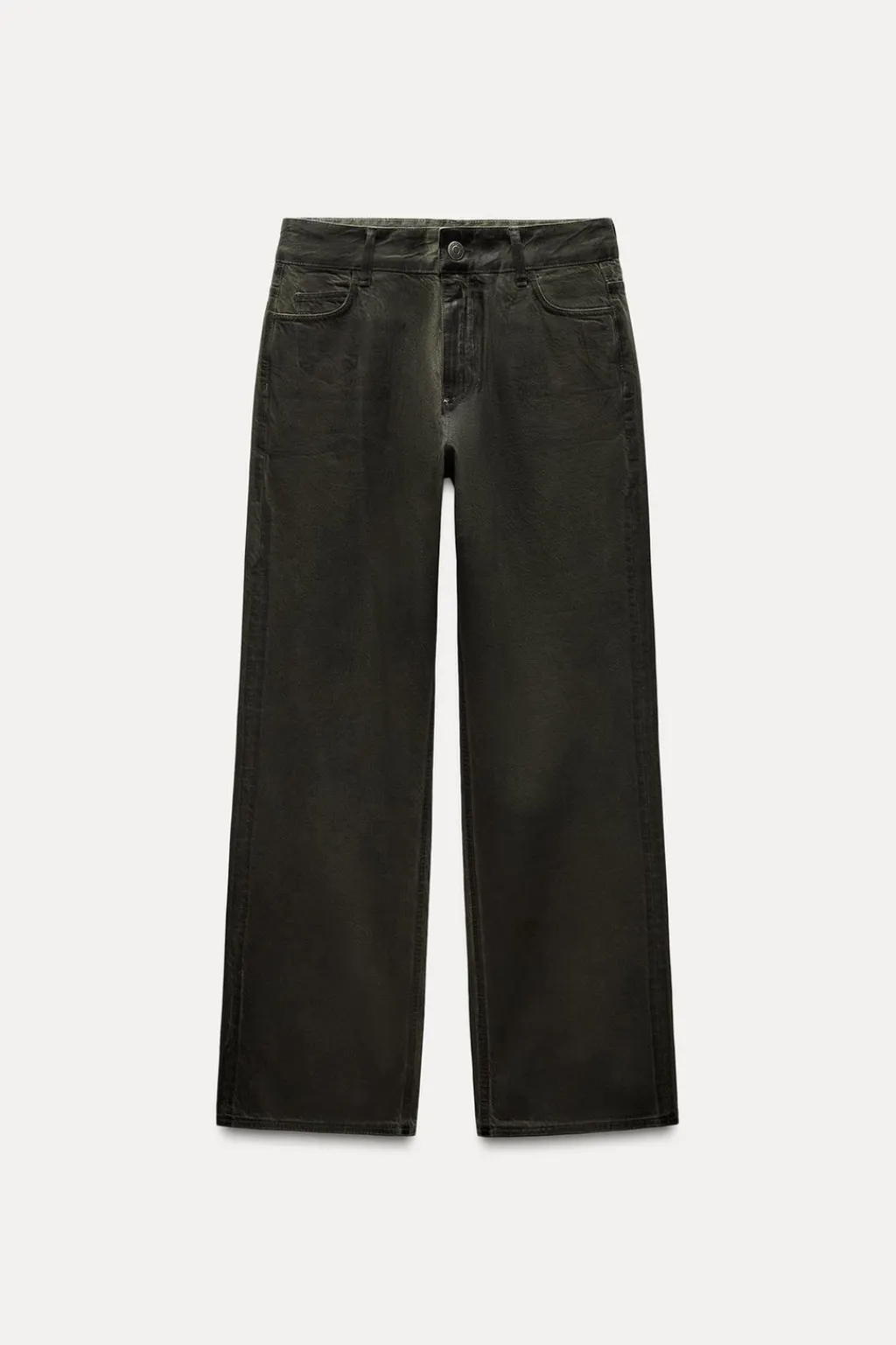 Best JEANS ZW COLLECTION RELAXED TIRO MEDIO ENCERADOS Mujer Jeans