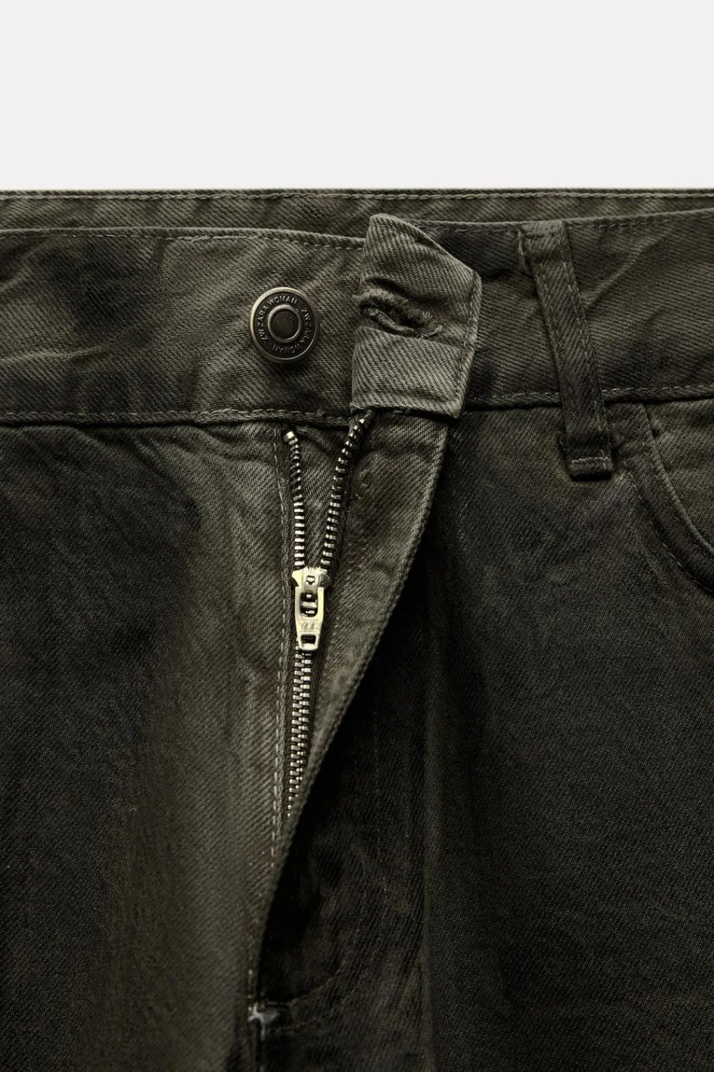 Best JEANS ZW COLLECTION RELAXED TIRO MEDIO ENCERADOS Mujer Jeans