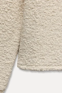 Best JERSEY BOUCLÉ RIB Mujer Cárdigan / Jerséis|Punto