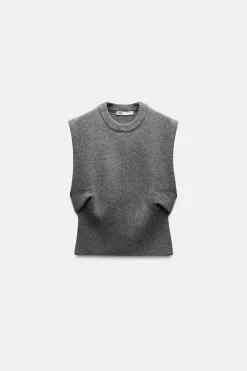 Best JERSEY CHALECO LANA CANALÉ Mujer Cárdigan / Jerséis|Punto