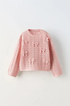 Niños ZARA 1½ - 6 Años·Punto|1½ - 6 Años·Total Look<JERSEY CROCHET LAZOS
