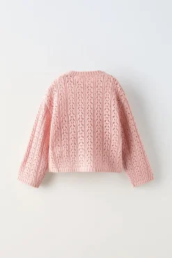 Niños ZARA 1½ - 6 Años·Punto|1½ - 6 Años·Total Look<JERSEY CROCHET LAZOS