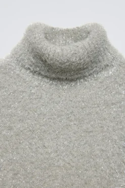 Niños ZARA 6 - 14 Años·Punto<JERSEY EFECTO PELO BRILLO