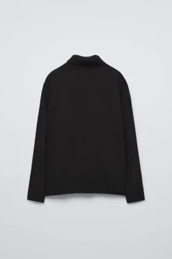 Niños ZARA 6 - 14 Años·Punto<JERSEY LISO CUELLO VUELTO
