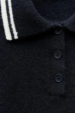 Best JERSEY POLO PUNTO Mujer Cárdigan / Jerséis|Punto