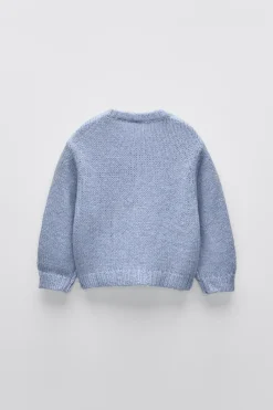 Niños ZARA 1½ - 6 Años·Punto|6 - 18 Meses·Punto<JERSEY PUNTO APLIQUE FLORES