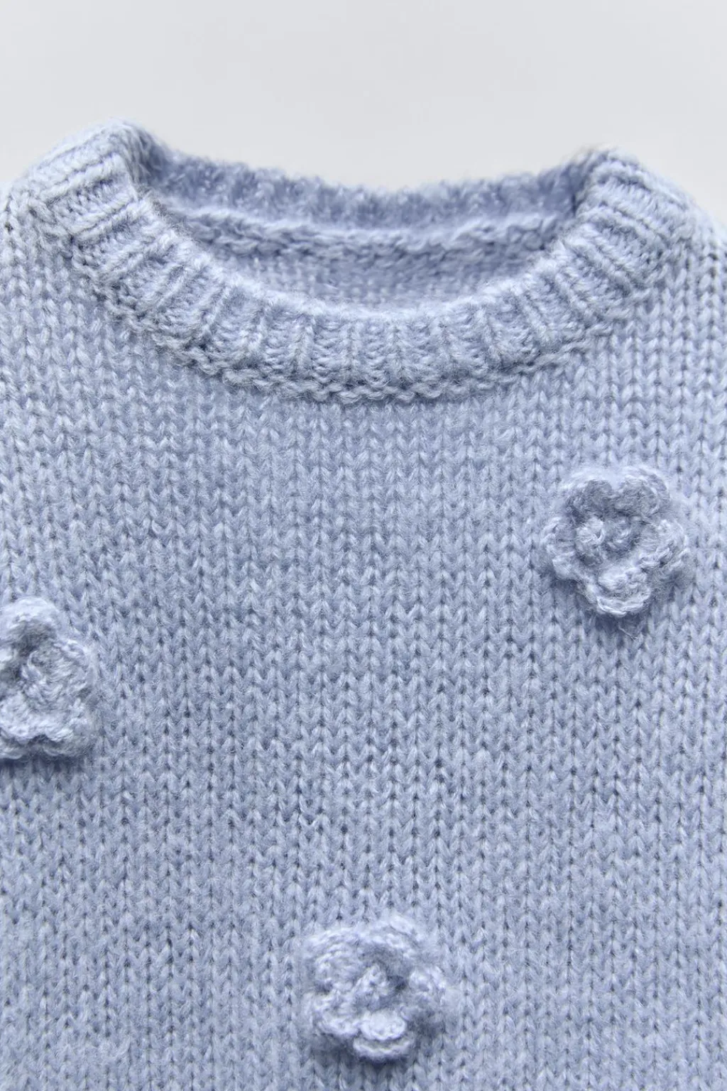 Niños ZARA 1½ - 6 Años·Punto|6 - 18 Meses·Punto<JERSEY PUNTO APLIQUE FLORES