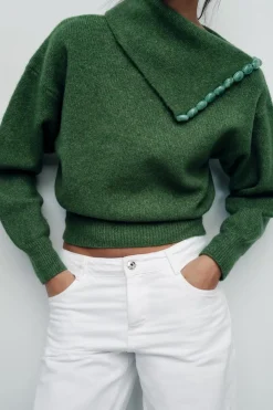 Sale JERSEY PUNTO BOLAS Mujer Cárdigan / Jerséis|Punto