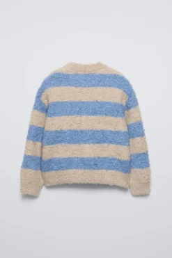 Niños ZARA 6 - 14 Años·Punto<JERSEY PUNTO BOUCLÉ RAYAS