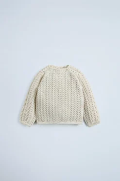 Niños ZARA 0 - 6 Meses·Punto<JERSEY PUNTO CALADO BOTONES