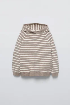 Niños ZARA 1½ - 6 Años·Punto|1½ - 6 Años·Punto<JERSEY PUNTO CAPUCHA RAYAS