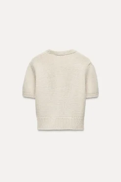 Sale JERSEY PUNTO CROPPED Mujer Cárdigan / Jerséis|Punto