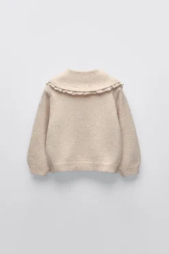 Niños ZARA 1½ - 6 Años·Punto|6 - 18 Meses·Punto<JERSEY PUNTO CUELLO BORDADO