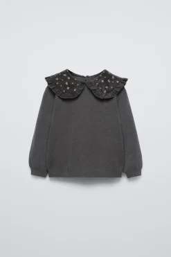 Niños ZARA 1½ - 6 Años·Punto|1½ - 6 Años·Total Look<JERSEY PUNTO CUELLO MICROPANA