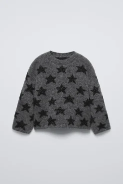 Niños ZARA 1½ - 6 Años·Punto<JERSEY PUNTO ESTRELLAS BRILLO