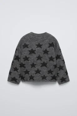 Niños ZARA 1½ - 6 Años·Punto<JERSEY PUNTO ESTRELLAS BRILLO